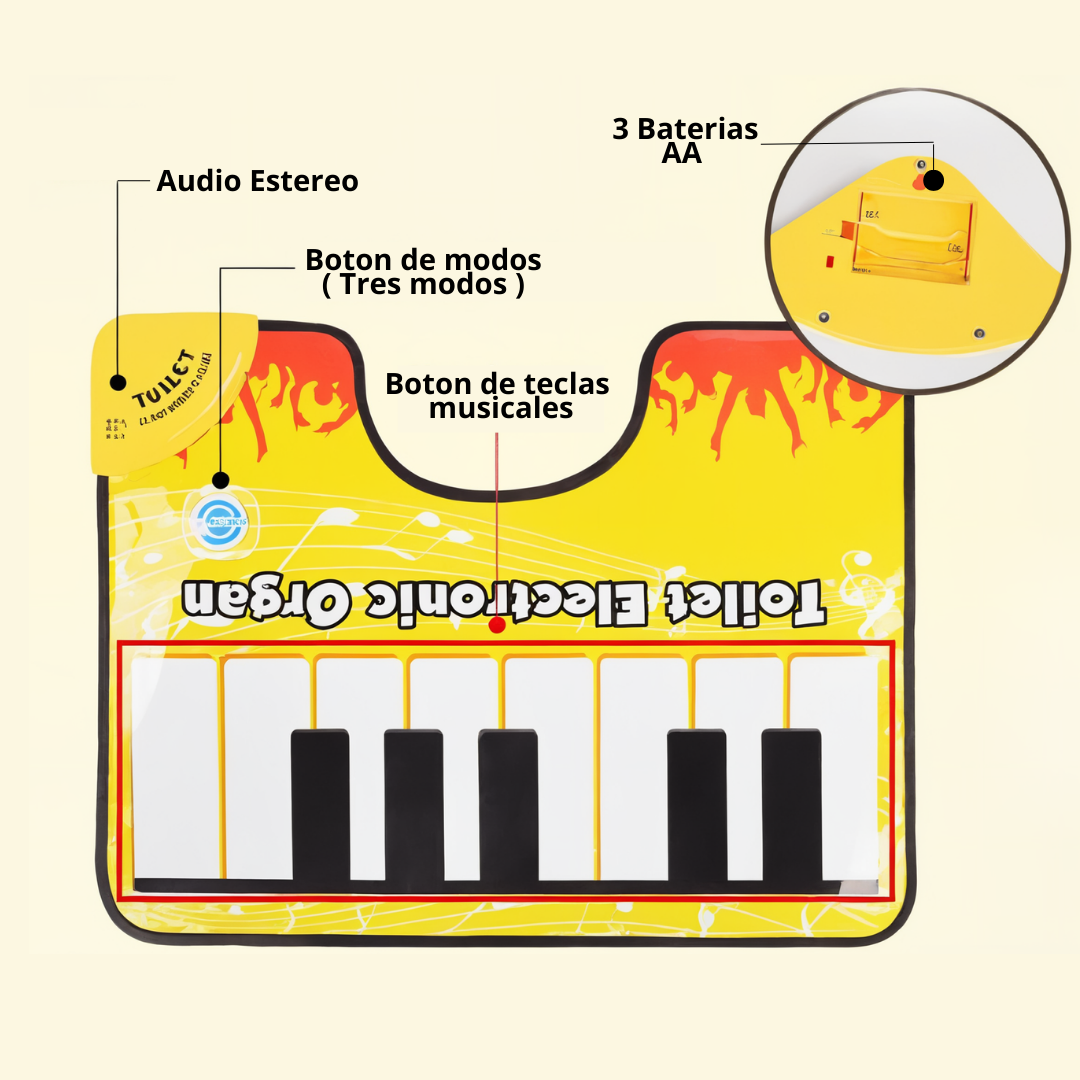 Peeano™ - Teclado electrónico para inodoro